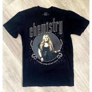 Kelly Clarkson Vegas Chemistry Fitted T Shirt Concert Small S NWOT Intimate‎ Eve
